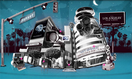 Capture du site de The LA school Film
